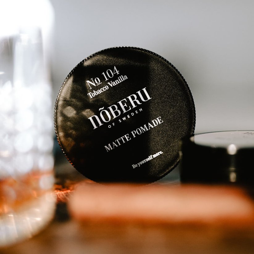 Noberu Matte Pomade Tobacco Vanilla 80 ml - Matná pomáda na vlasy pro styling účesu