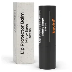 Beviro Lip Protector Balm SPF 30 Minty Sage 4,2 g - Balzám na rty s ochranným faktorem SPF 30