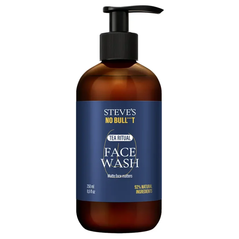Steves Face Wash 250 ml - Mycí gel na obličej s pumpičkou