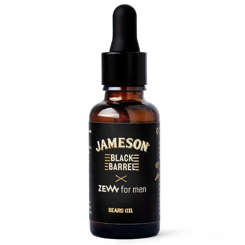 Zew for men Beard Oil Jameson Black Barrel 30 ml - Olej na vousy s vůní whisky
