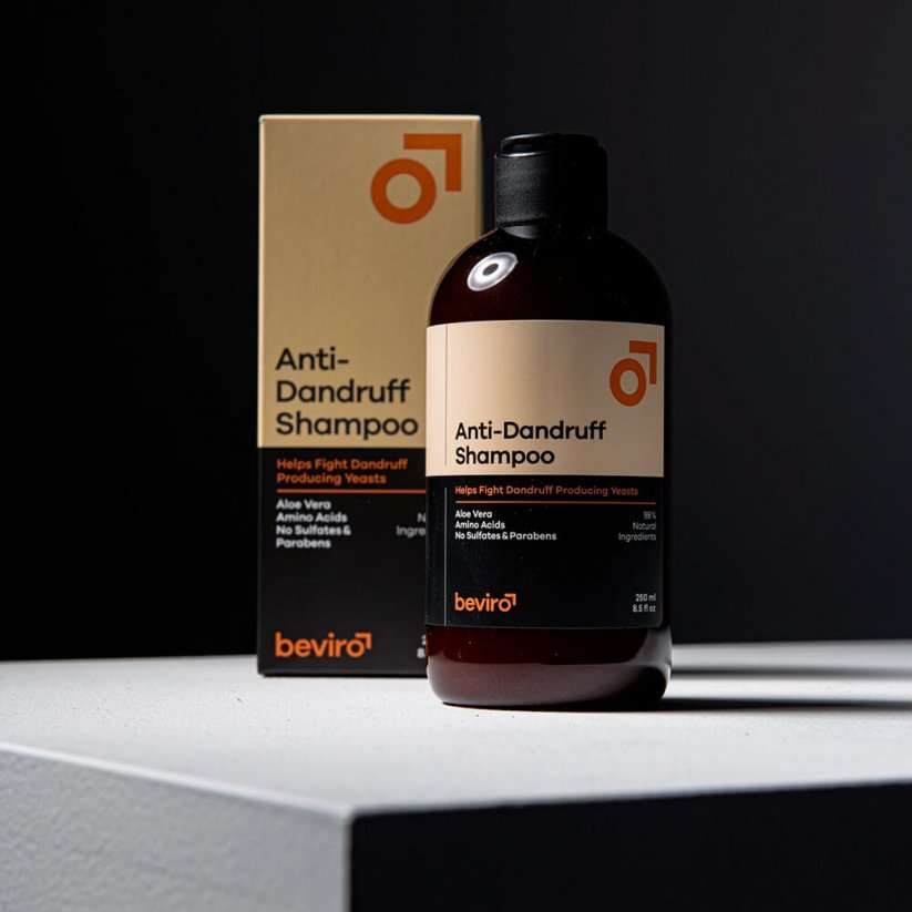 Beviro Anti Dandruff Shampoo Přírodní šampon proti lupům 500 ml