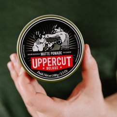 Uppercut Matte Pomade with Medium Hold 100 g - Matná pomáda na vlasy pro středně silnou fixaci účesu