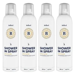 Belford Shower In Spray Sada sprch ve spreji na celé tělo i obličej 4×200 ml