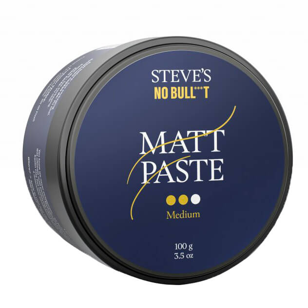 Steves Matt Paste Medium Hold 300 g - Matná pasta na vlasy se střední fixací