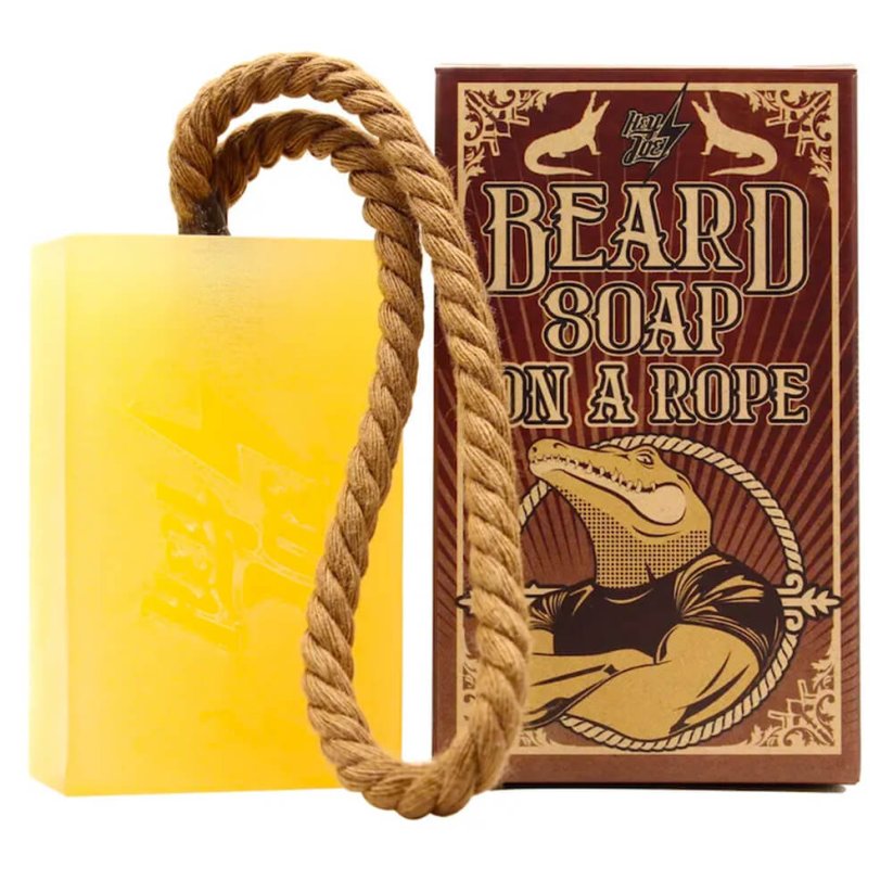 Hey Joe Beard soap On a Rope 150 ml - Mýdlo na vousy s vůní citronu a máty