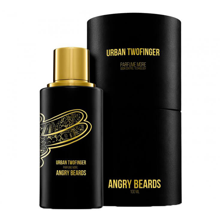 Angry Beards Sada s parfémem pro chlapy s vůní Urban TwoFinger na celé tělo