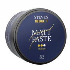 Steves Matt Paste Medium Hold 90 g - Matná pasta na vlasy se střední fixací