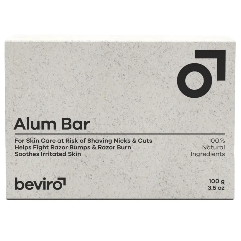 Beviro Alum Bar 100 g - Kamenec pro zastavení krvácení při holení
