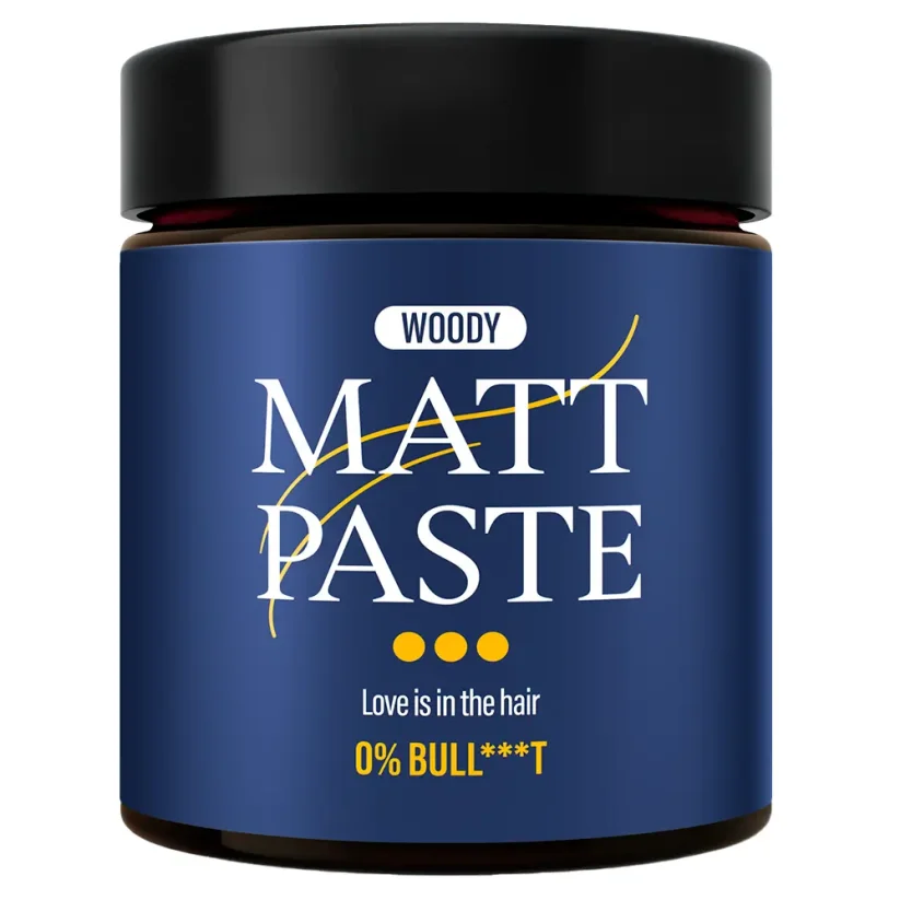 Steves Matt Paste Strong Hold 90 g - Matná pasta na vlasy se silnou fixací