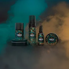 Pan Drwal Inker Tattoo Pack Cleansing Foam & Butter - Sada krému a čistící pěny pro péči o tetování