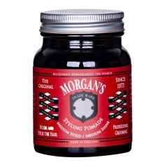 Morgan's Pomade with Medium Hold & Shine 100 g - Pomáda na vlasy se střední fixací a pololesklým vzhledem účesu