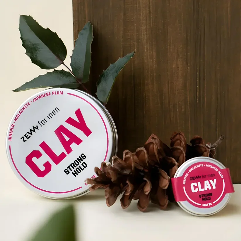 Zew for men Plum Matte Clay Strong Hold 100 ml - Matná hlína na vlasy