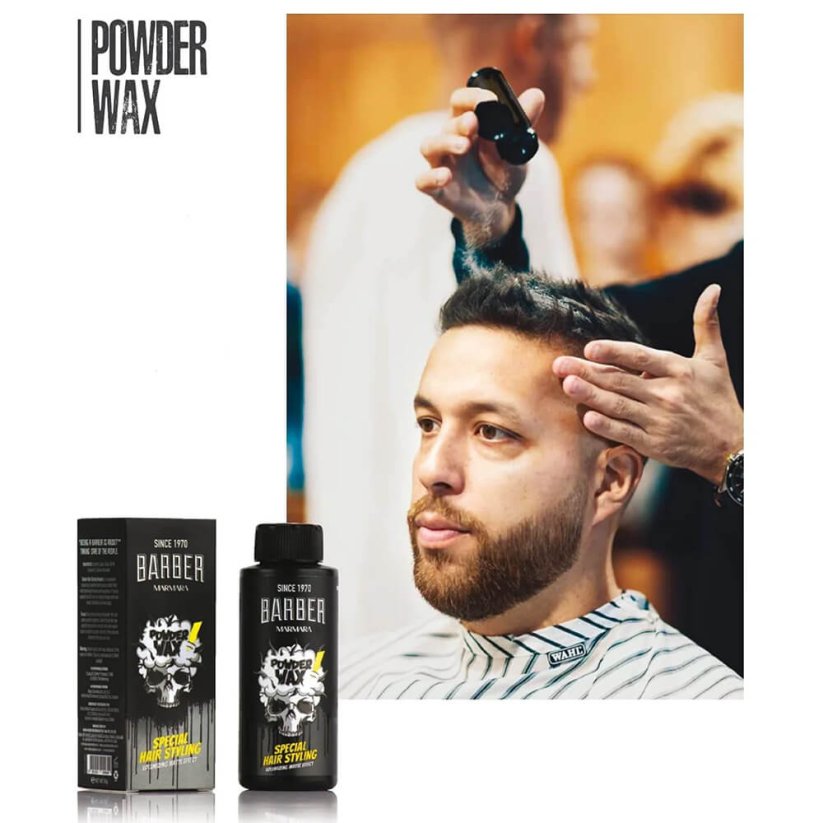 Marmara Barber Matt Powder Wax Special Hair Styling 20 g - Matný pudr na vlasy pro styling i objem účesu