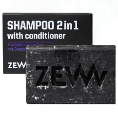 Zew for men Solid Bar 2in1 Shampoo with Conditioner 85 g - Tuhý šampon s kondicionérem na vlasy v jednom