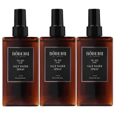 Noberu Amalfi Sea Salt Water Spray 3×200 ml - Sada slaných sprejů na vlasy pro styling účesu