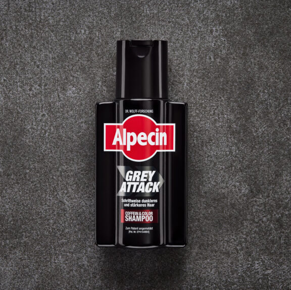 Alpecin Shampoo Grey Attack & Morgan's Darknes Grey Hair Cream - Sada šamponu a krému pro ztmavení vlasů a šedin