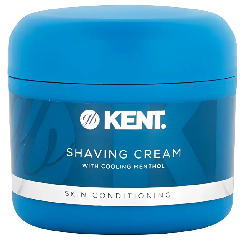 Kent Shaving Cream Tub with Cooling Menthol 125 ml - Prémiový krém na holení s vůní mentolu