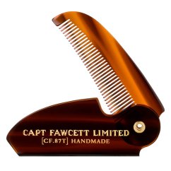 Captain Fawcett Folding Pocket Moustache Comb CF.87T - Malý skládací hřeben na vousy a knír