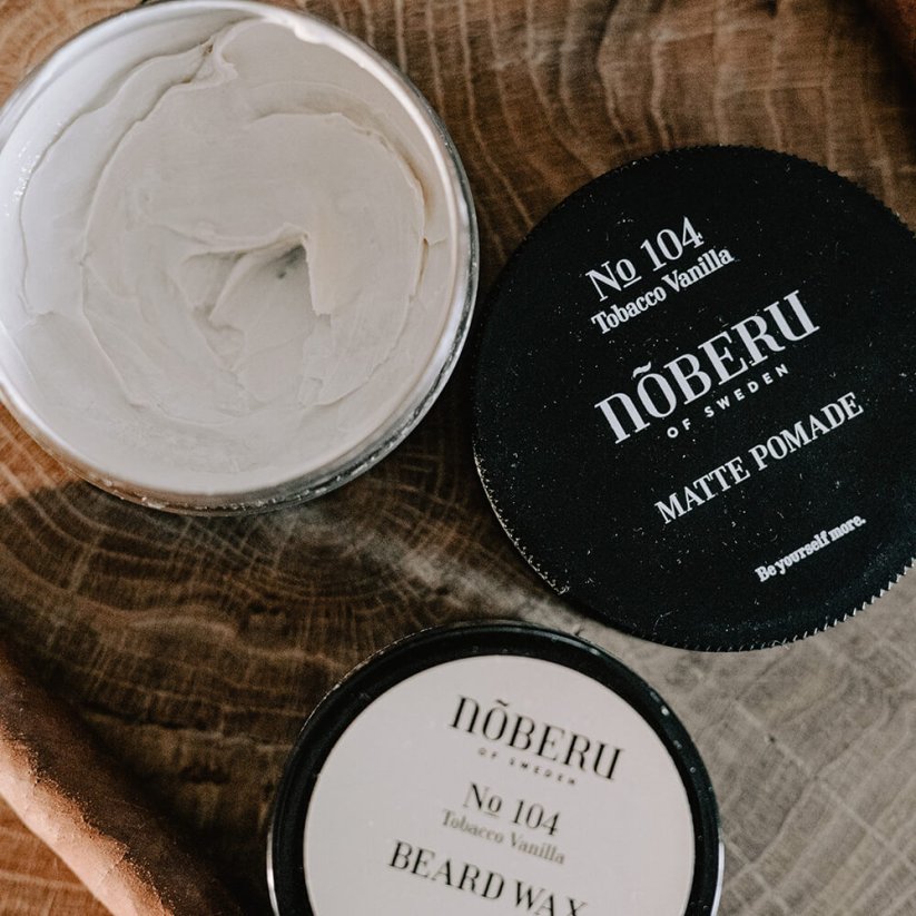 Noberu Matte Pomade Tobacco Vanilla 80 ml - Matná pomáda na vlasy pro styling účesu