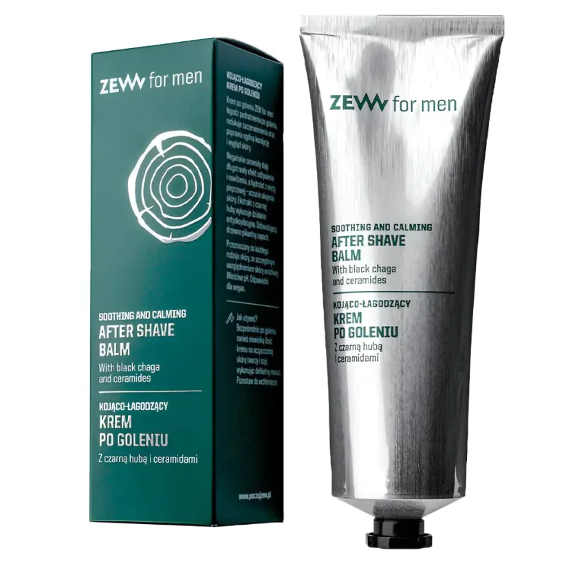 Zew for men After Shave Balm with Black Chaga & Ceramides 80 ml - Balzám po holení s chagou a ceramidy
