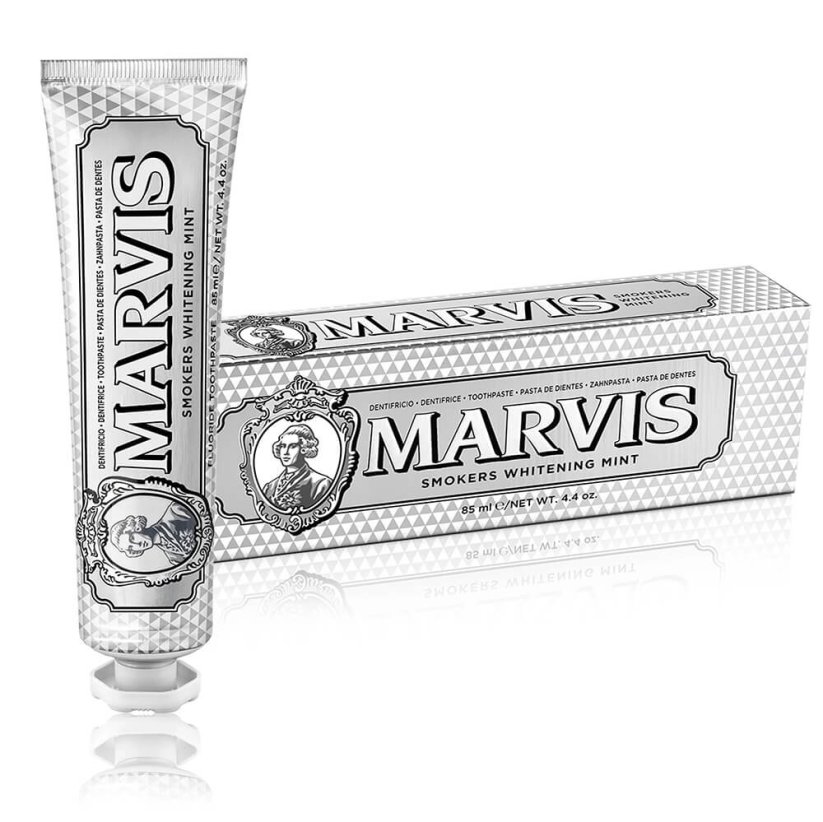 Marvis Toothpaste Smokers Whitening Mint 3 x 85 ml - Zubní bělící pasta pro kuřáky