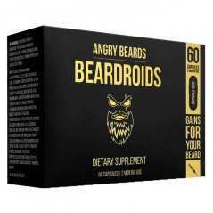 Angry Beards Beardroids doping  Doplněk stravy Vitamíny na růst vousů 60 ks
