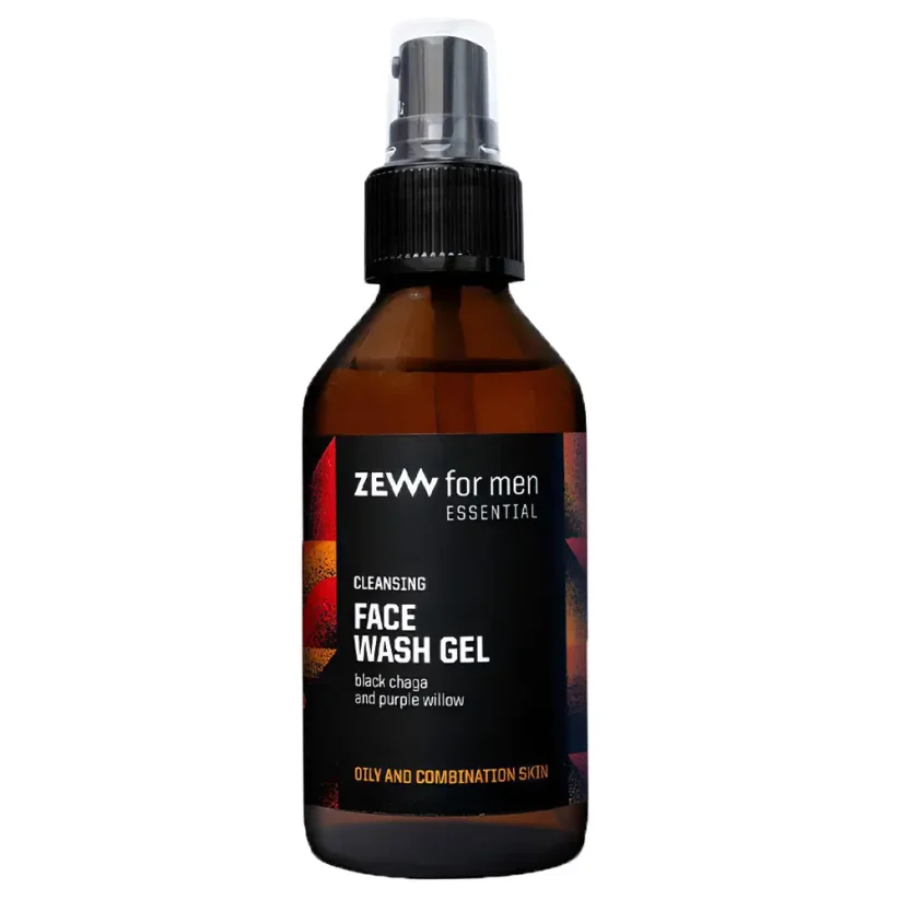 Zew for men Face Wash Gel Mycí gel na obličej pro mastnou, normální a aknózní pleť 100 ml
