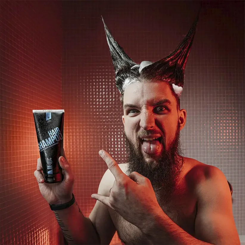 Angry Beards Hair Shampoo Jack Saloon 50 ml - Pánský šampon na vlasy