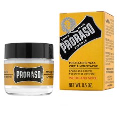 Proraso Moustache Wax Wood & Spice 15 ml - Vosk na knír s dřevitou a kořeněnou vůní