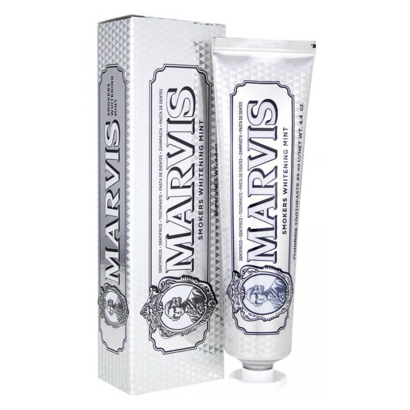 Marvis Toothpaste Smokers Whitening Mint 3 x 85 ml - Zubní bělící pasta pro kuřáky