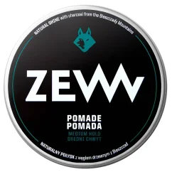 Zew for men Charcoal Medium Hold Pomade Středně silná pomáda na vlasy 100 ml