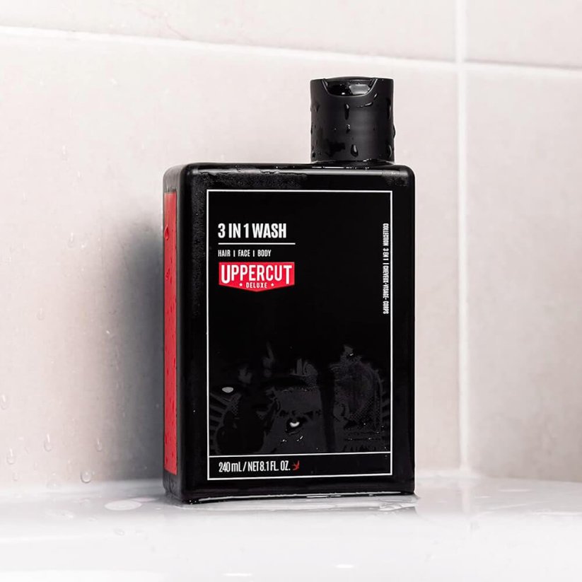 Uppercut Matte Pomade & 3in1 Wash Duo Kit - Dárková sada pro muže s matnou pomádou a mycím gelem