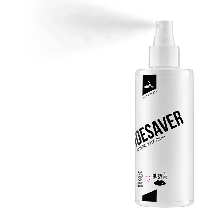 Angry Beards Saver Set Shoe & Feet Spray 4x200 ml - Velká sada sprejů do bot a na nohy proti zápachu