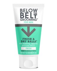 Below The Belt Fresh & Dry Balls Grooming Fresh 75 ml - Svěží antiperspirant na koule