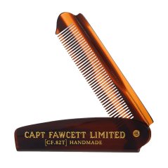 Captain Fawcett Folding Pocket Beard Comb CF.82T - Velký skládací hřeben na vousy a knír
