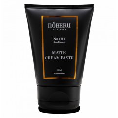 Noberu Matte Cream Sandalwood 100 ml - Matná pasta na vlasy pro styling účesu