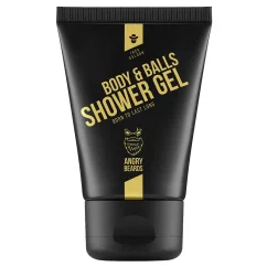 Angry Beards Body & Balls Shower Gel Jack Saloon 50 ml - Pánský sprchový gel