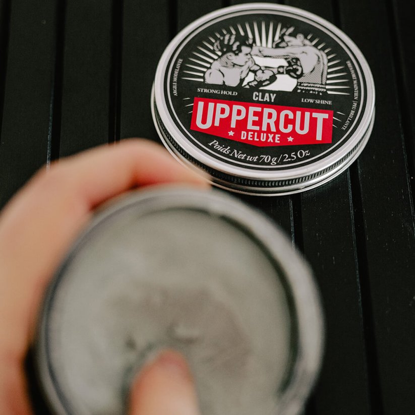 Uppercut Matte Clay with Strong Hold 70 g - Matná hlína na vlasy pro silnou fixaci účesu