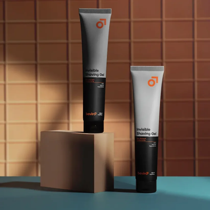Beviro Invisible Shaving Gel 125 ml - Přírodní gel na holení