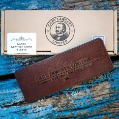 Captain Fawcett Leather Case for Beard Comb CF.82T - Kožené pouzdro na skládací hřeben CF.82T
