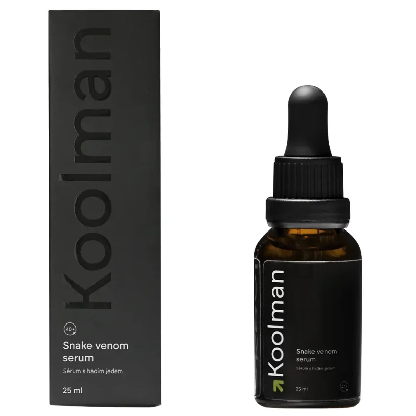 Koolman Anti-Age Snake Venom Hyaluronic Serum 25 ml - Hyaluronové omlazující sérum s hadím jedem na obličej