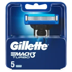 Gillette Mach3 Turbo Náhradní hlavice pro holící strojky 5 ks