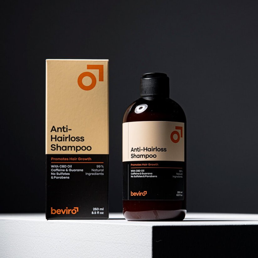 Beviro Anti Hairloss Shampoo Přírodní šampon proti vypadávání vlasů 500 ml