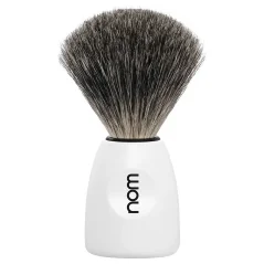 Mühle nom Lasse White Shaving Brush with Pure Badger Bristles - Štětka na holení s jezevčími štětinami (bílá)