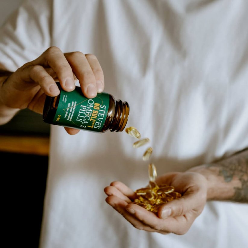 Steves Omega 3 60 kapslí - Omega 3 mastné kyseliny v tobolkách