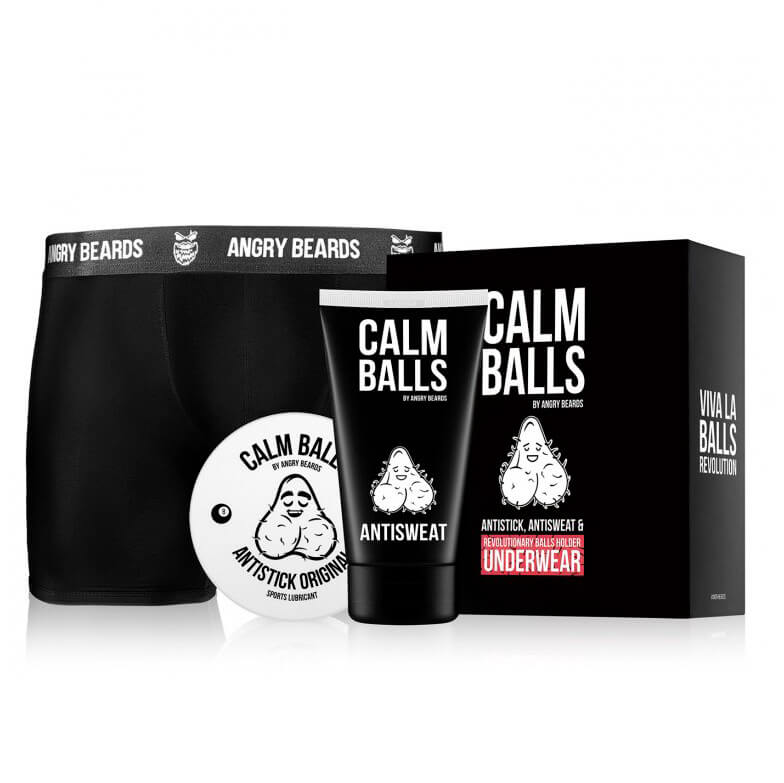 Angry Beards Komplexní péče o kule + boxerky - Velikost: XL