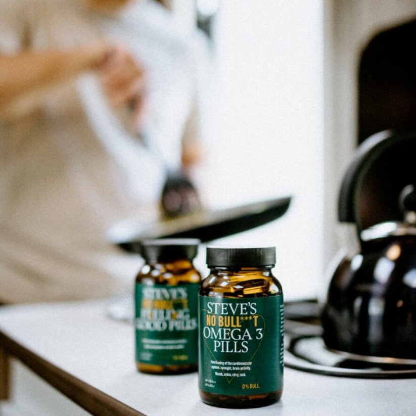 Steves Omega 3 60 kapslí - Omega 3 mastné kyseliny v tobolkách