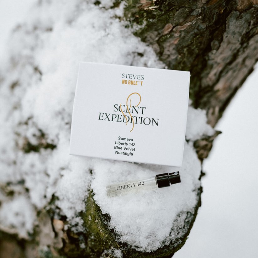 Steves Scent Expedition 4×2 ml - Testovací sada parfémů a kolínské pro muže