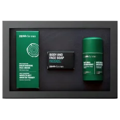 Zew for men Set for Everyone - Dárková sada s deodorantem, pleťovým krémem a mýdlem na tělo i obličej pro muže