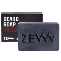 Zew for men Beard Soap 85 ml - Tuhé mýdlo na vousy s dřevěným uhlím